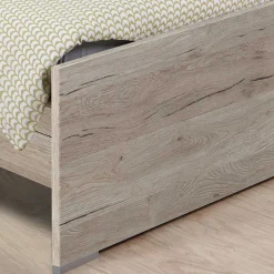 Wohnen Bettgestell in Holzoptik Eiche San Remo - Folio