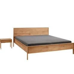 Wohnen Bettgestell und Nachtkommoden aus Holz - Waving (dreiteilig)