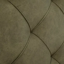 Wohnen Jugendbetten*Bettkasten Polsterbett in Oliv Grün & Chrom - Weyna