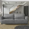 Wohnen Bettsofa in Grau Stoff in Vintage Optik - Salcina