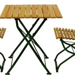 Wohnen Balkonmöbel|Terrassenmöbel*Biergarten Garnitur mit zwei Sitzplätzen - Couras (dreiteilig)