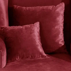 Wohnen Big Sessel in Rot Samtvelours - Simple