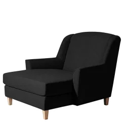 Wohnen Big Stoffsessel in Schwarz - Valdragon