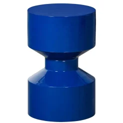 Wohnen Designermöbel*Blauer Beistelltisch im Hantel Design - Glorious