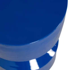 Wohnen Designermöbel*Blauer Beistelltisch im Hantel Design - Glorious