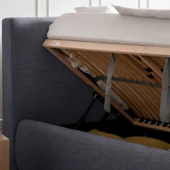 Wohnen Blaues Komplettbett mit Bettkasten - Enjadara