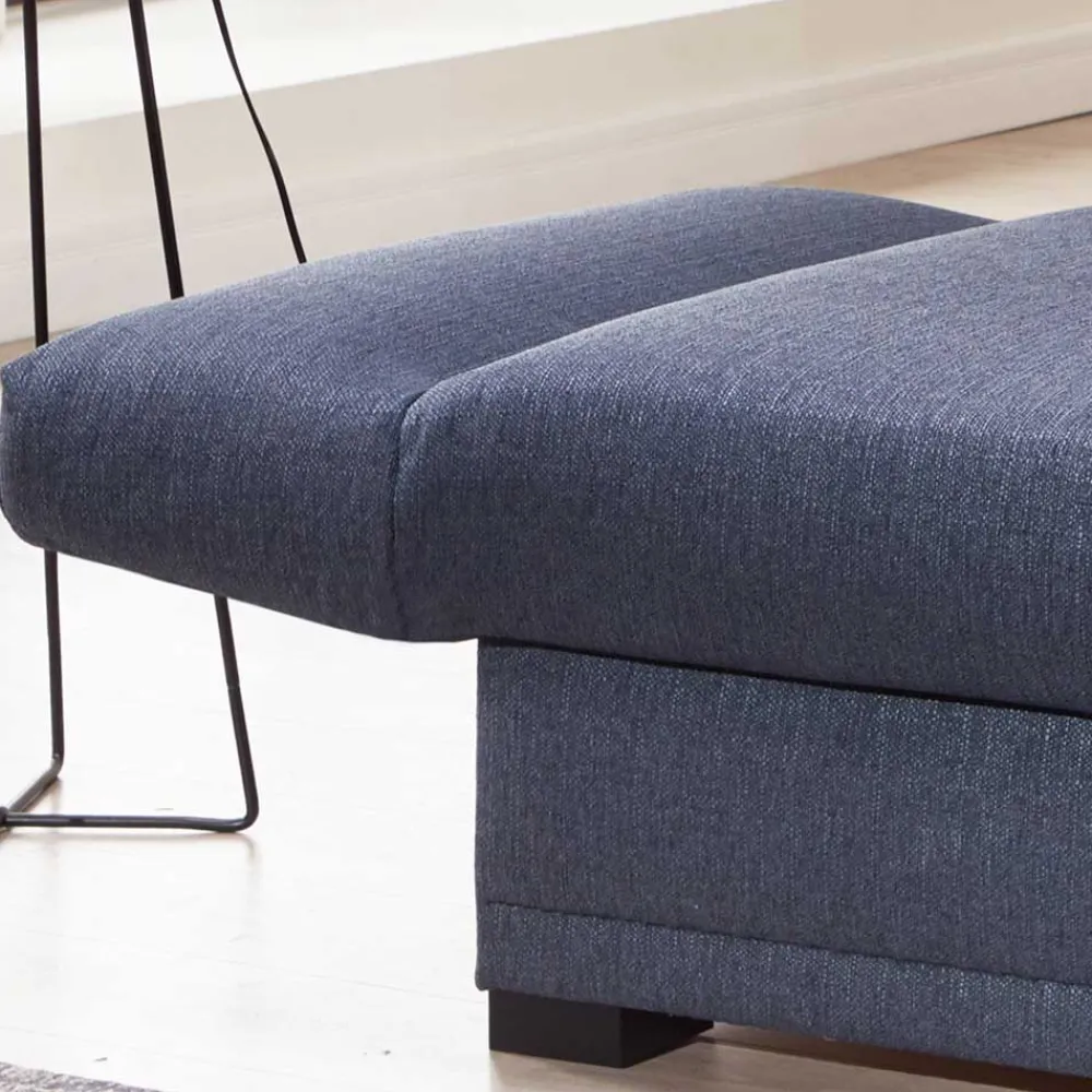 Wohnen Betten|Betten*Blaues Schlafsofa mit verstellbaren Armlehnen - Lash