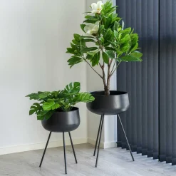 Wohnen Vasen*Blumenständer Übertöpfe mit Beinen - Vicados (zweiteilig)