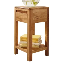 Wohnen Blumensäule aus Wildeiche Massivholz - Uvinessa