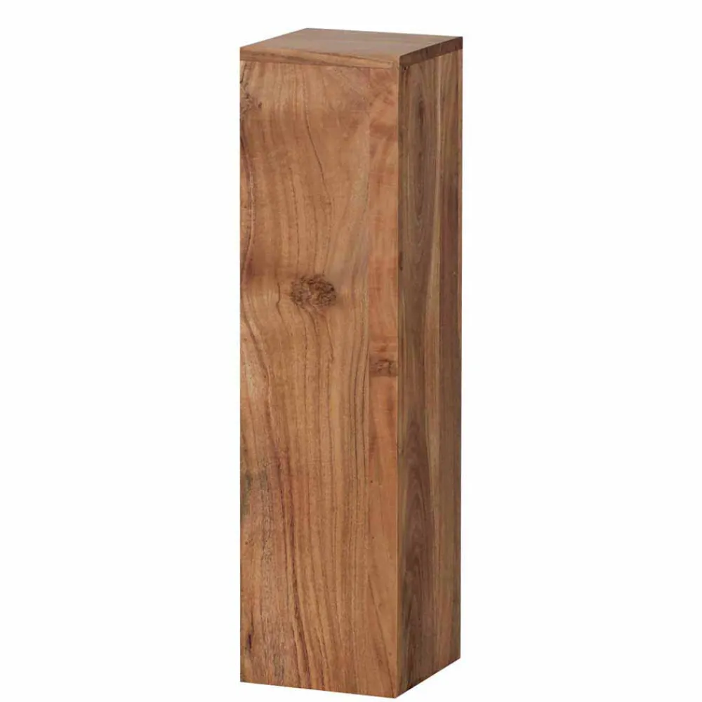 Wohnen Blumensäulen Set Vislan aus Holz massiv Akazie (dreiteilig)