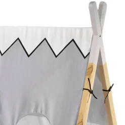 Kinder Wohnen Bodentiefes Bett für Kinder in Zeltoptik - Nitrino