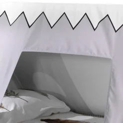 Kinder Wohnen Bodentiefes Bett für Kinder in Zeltoptik - Nitrino