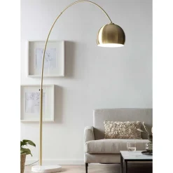 Wohnen Bogenlampe in Messing Metall - Lotivera