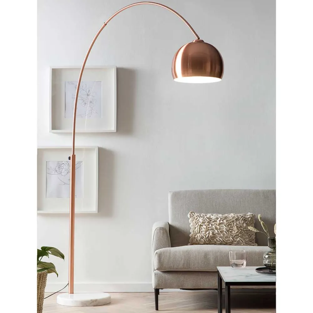 Wohnen Lampen & Leuchten*Bogenleuchte in Kupfer - Tyago
