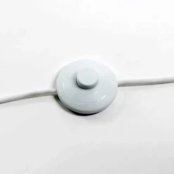 Wohnen Weiße Möbel|Lampen & Leuchten*Bogenleuchte mit Holzfurnier Schirm - Nango