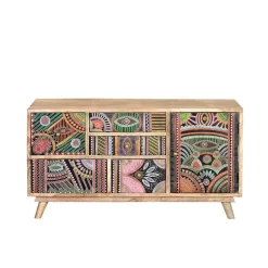 Wohnen Boho Style Kommode handbemalt - Winner