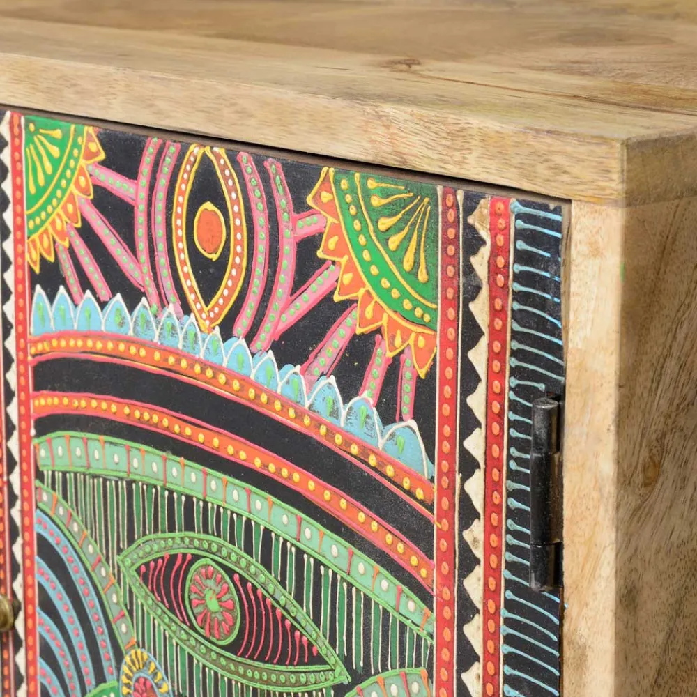 Wohnen Boho Style Kommode handbemalt - Winner