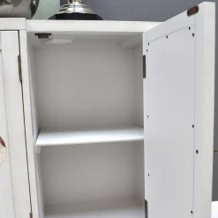 Wohnen Vintage Möbel*Boho Türen-Kommode in Antikweiß - Anice