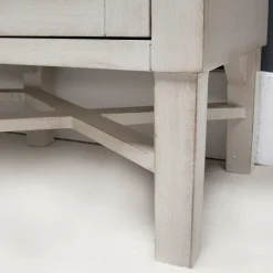 Wohnen Vintage Möbel*Boho Türen-Kommode in Antikweiß - Anice