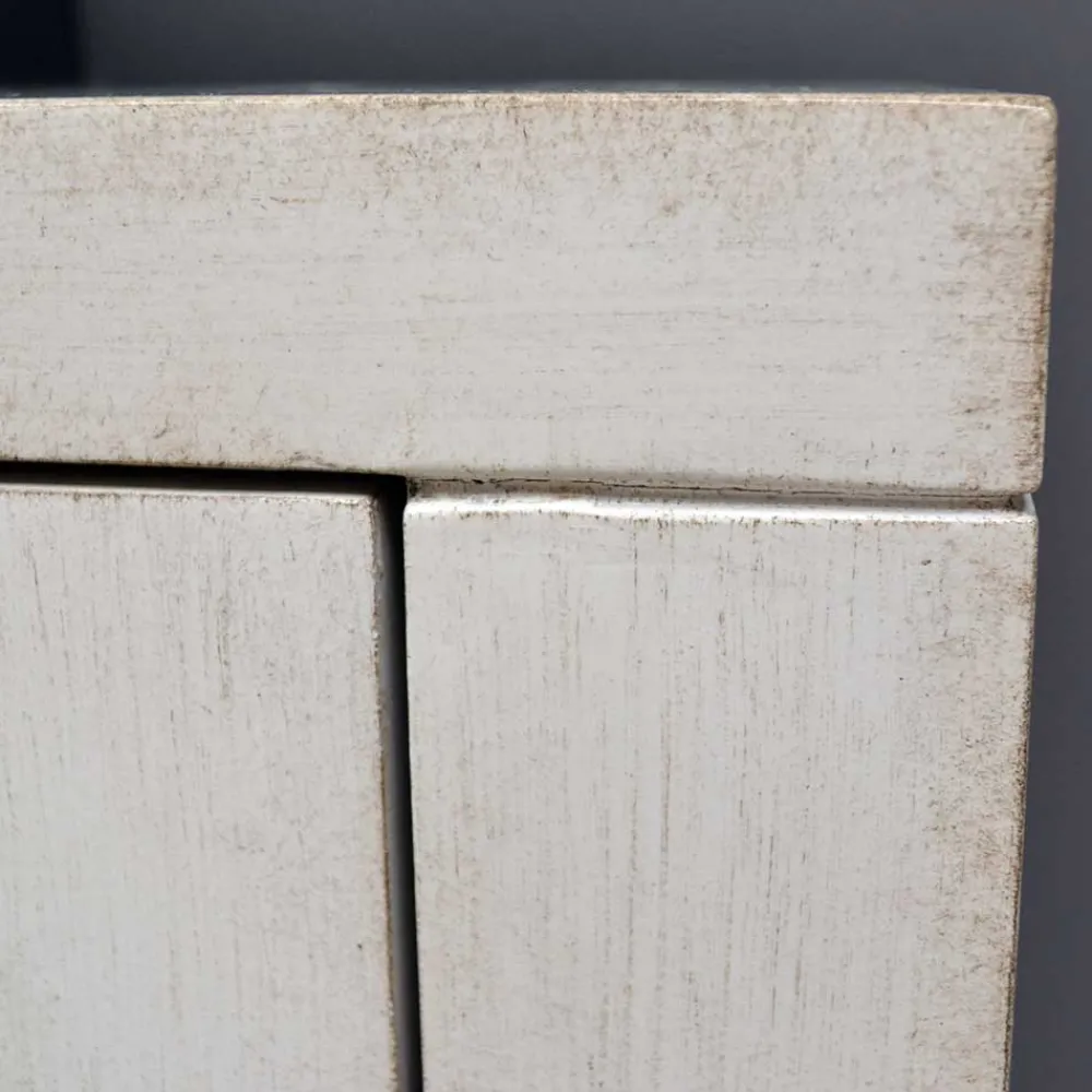 Wohnen Vintage Möbel*Boho Türen-Kommode in Antikweiß - Anice