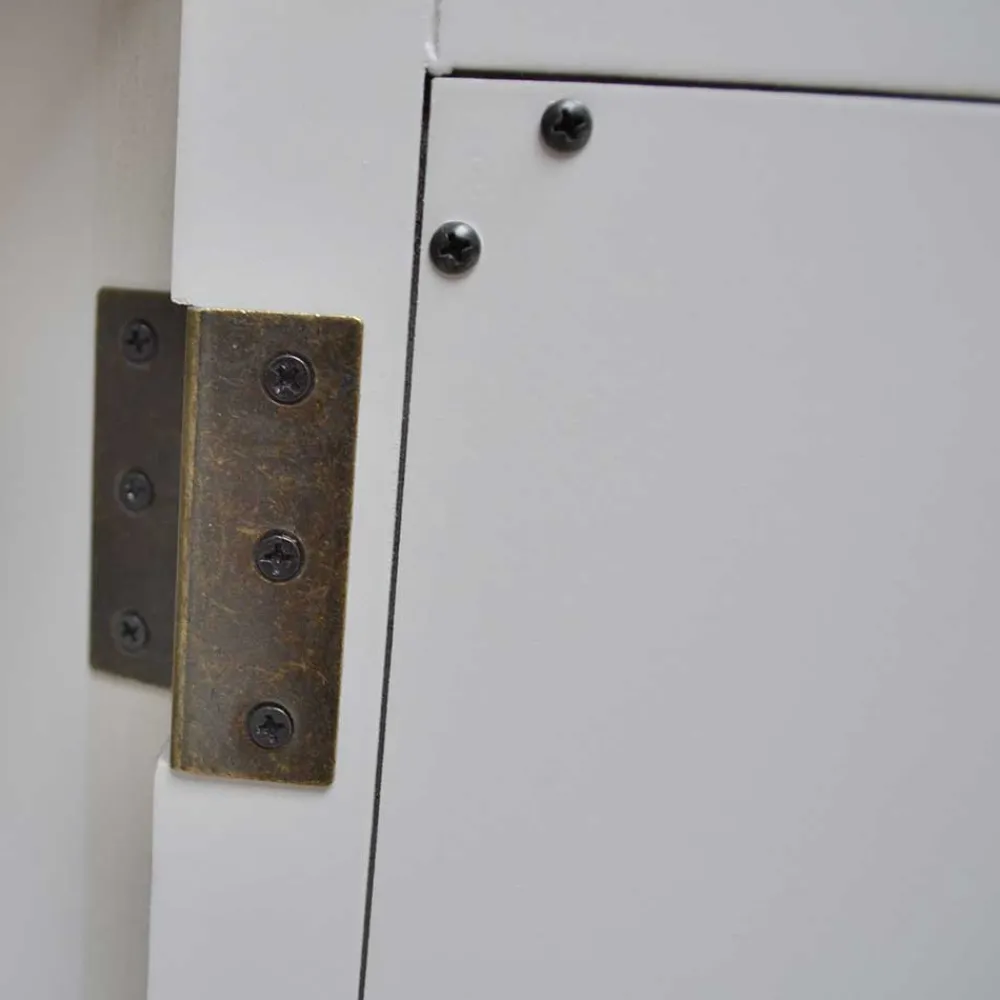 Wohnen Vintage Möbel*Boho Türen-Kommode in Antikweiß - Anice