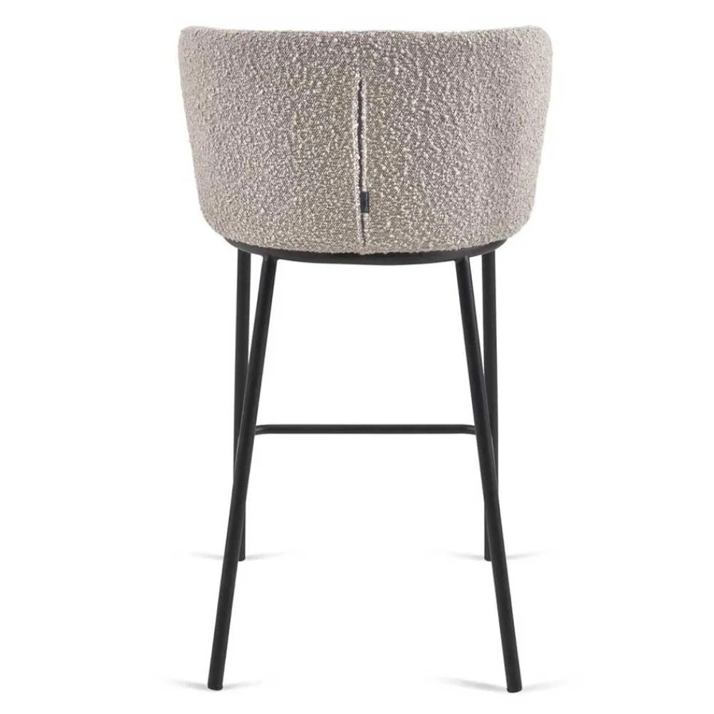 Wohnen Sessel & Hocker|Barhocker*Boucle Barstühle mit 65 cm Sitzhöhe - Lucaz (2er Set)