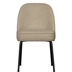 Wohnen Retro Möbel|Küchenstühle*Boucle Polsterstühle in Beige - Laderla (2er Set)