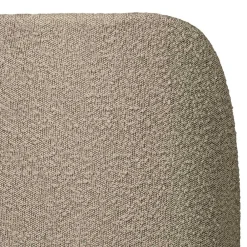 Wohnen Retro Möbel|Küchenstühle*Boucle Polsterstühle in Beige - Laderla (2er Set)