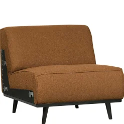 Wohnen Boucle Sofa-Element in Cognac Braun - Probian