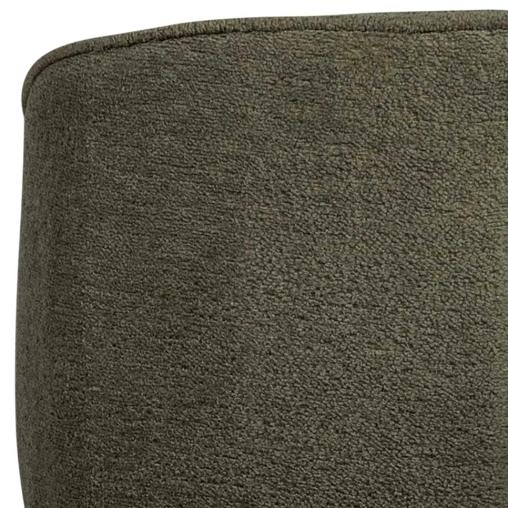 Wohnen Küchenstühle|Esszimmerstühle*Boucle Tischsessel in Dunkelgrün - Norian