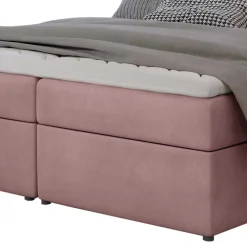 Wohnen Betten|Betten*Boxbett in Altrosa - matter Samt - Fernand