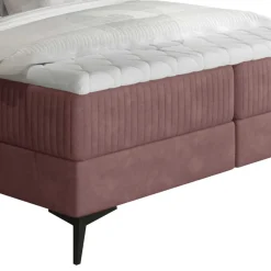 Wohnen Boxbett mit Matratzen in Rosenholz Velours - Serves