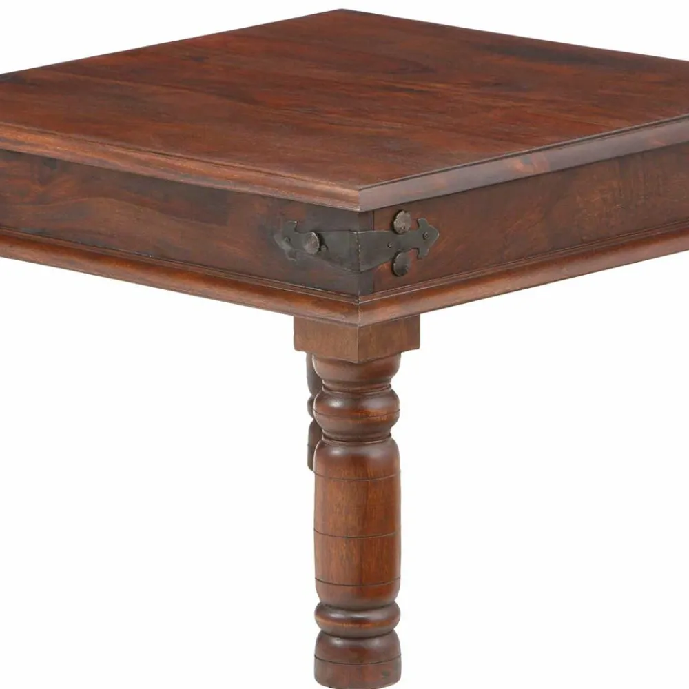 Wohnen Brauner Kolonialstil Couchtisch 60x60 oder 120x75 - Meho