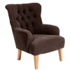 Wohnen Vintage Möbel*Brauner Sessel im modernen Vintage Look - Zaparony