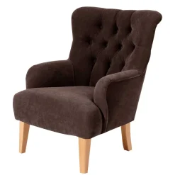 Wohnen Vintage Möbel*Brauner Sessel im modernen Vintage Look - Zaparony