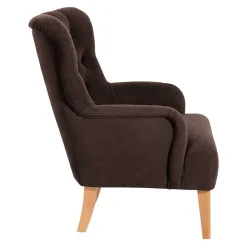Wohnen Vintage Möbel*Brauner Sessel im modernen Vintage Look - Zaparony