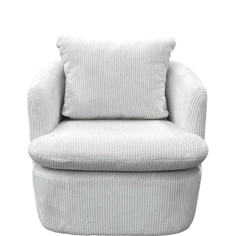 Wohnen Sessel & Hocker|Sessel*Breitcord Sessel in Offwhite - Fenturam