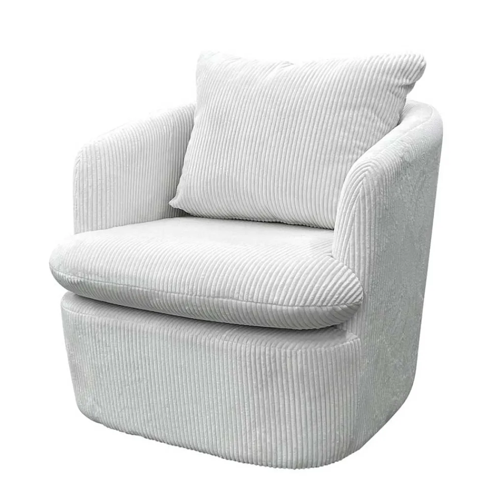 Wohnen Sessel & Hocker|Sessel*Breitcord Sessel in Offwhite - Fenturam