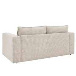 Wohnen Sofas|Sofa*Breitcord Zweisitzer in Beige - Jony