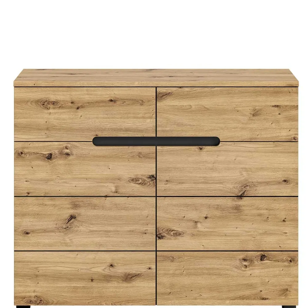 Wohnen Flurkommoden*Breite Flurkommode mit zwei Schubladen - Norja