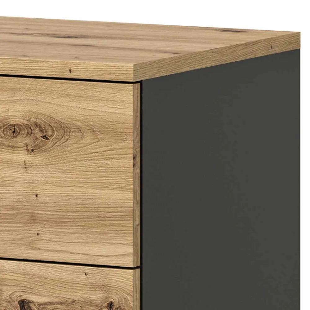 Wohnen Flurkommoden*Breite Flurkommode mit zwei Schubladen - Norja