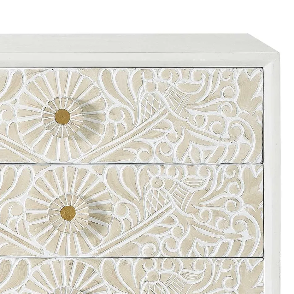 Wohnen Vintage Möbel*Breite Kommode mit sechs Schubladen - Triboot