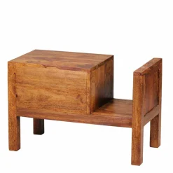 Wohnen Breite Nachtkommode Hoslo mit Schublade und offener Ablage 60cm