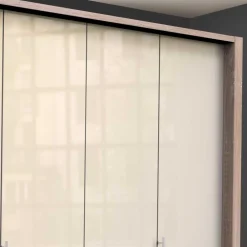 Wohnen Breiter Kleiderschrank mit 2 Falttüren - Rativian