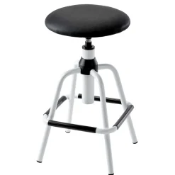 Wohnen Bürostühle*Büro Arbeitshocker in Schwarz Weiß - Loho