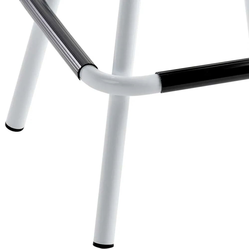 Wohnen Bürostühle*Büro Arbeitshocker in Schwarz Weiß - Loho