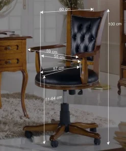 Wohnen Italienische Möbel|Bürostühle*Büro Drehstuhl im Italienischen Stil - Motiz