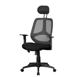 Wohnen Bürostühle*Büro Drehstuhl mit Kopfstütze in Schwarz - Joera