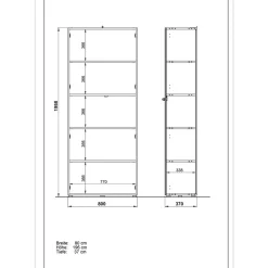 Wohnen Büro Einrichtung Möbel Set - Laszlo (achtteilig)