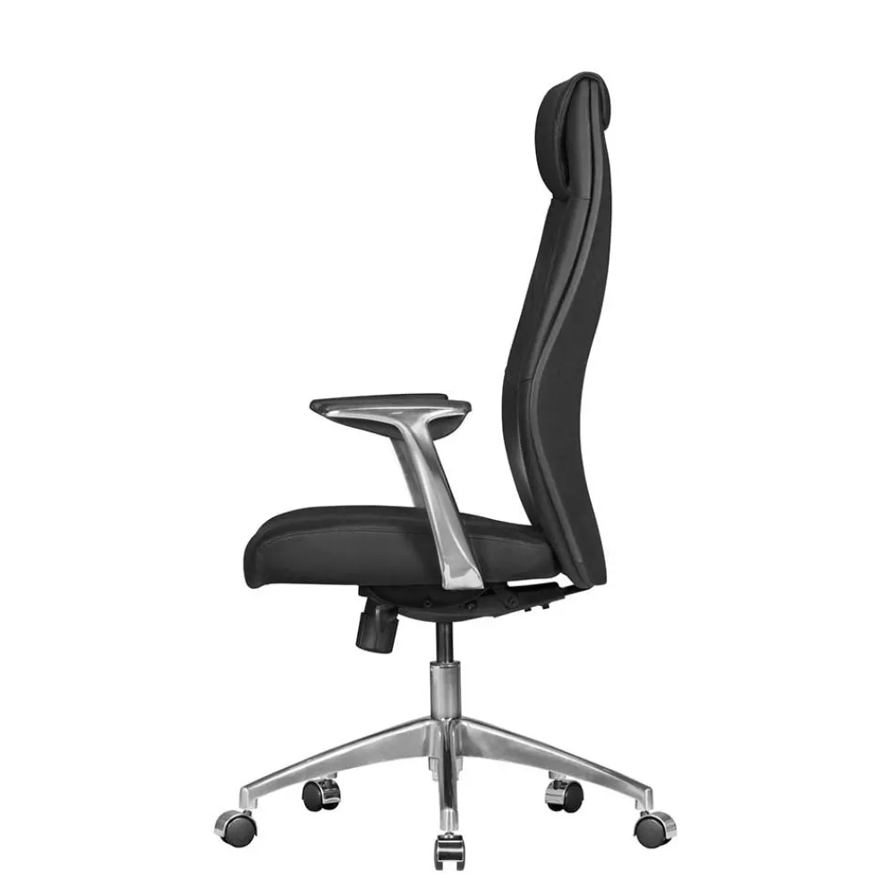 Wohnen Büro Lederstuhl mit hoher Lehne - Sercan